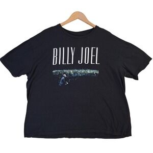 Billy Joel Shirt Mens 2XL Black In Concert Tour 2023 Graphic Band Rock Music